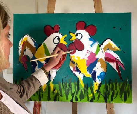 01 Workshop Schilderen op groot doek