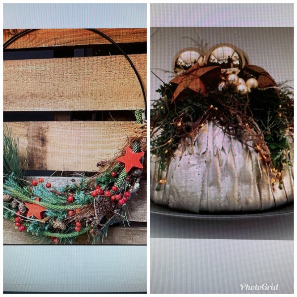 Bloemschikken voor Kerstmis (inclusief materialen) 2 lessen