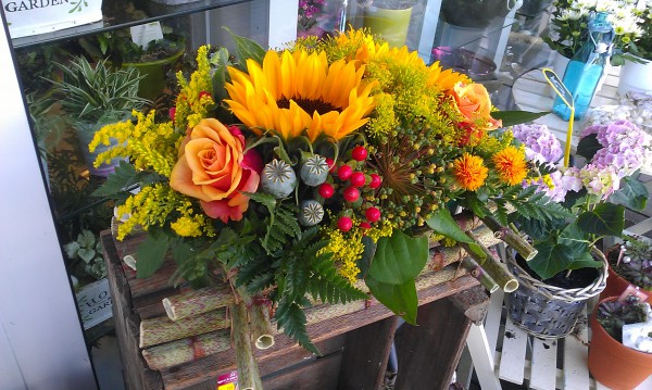 Bloemschikken voor het weekend