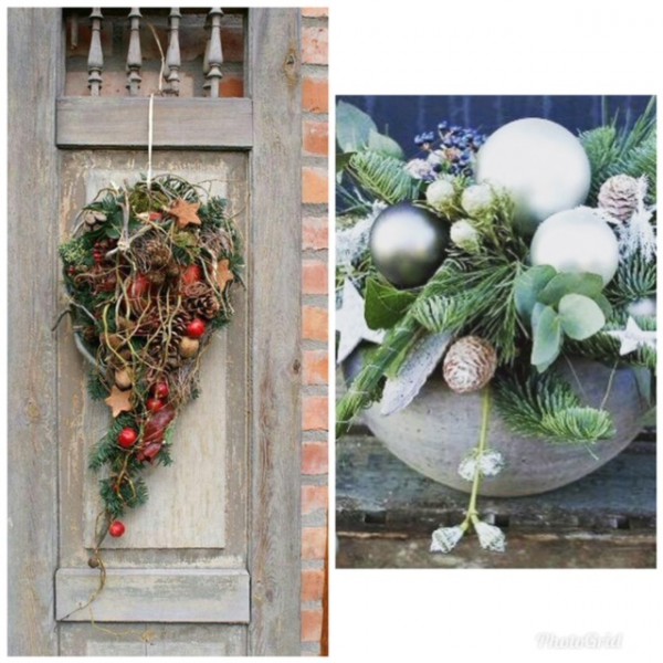 Bloemschikken voor Kerstmis (inclusief materialen) 2 lessen