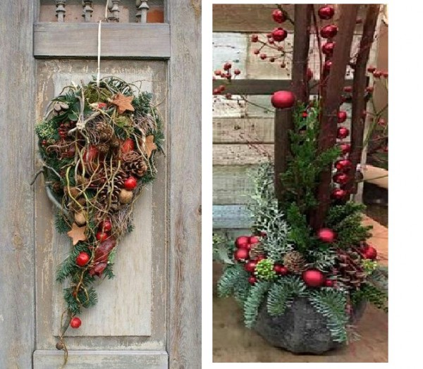 Bloemschikken voor Kerstmis (inclusief materialen) 2 lessen