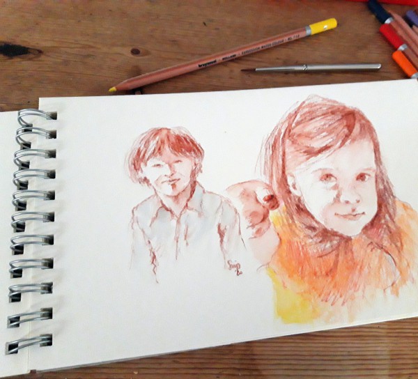 Portret tekenen en schilderen