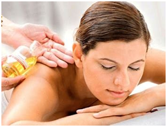 Ontspannen rug-nek en schoudermassage