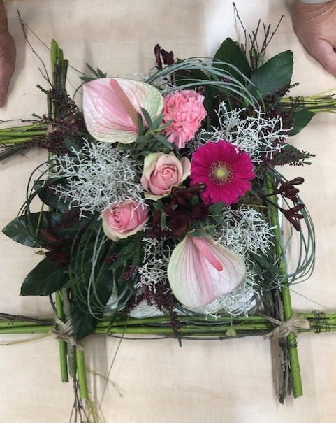 Bloemschikken voor het weekend